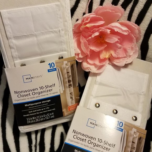 Mainstays 2 Nonwoven 10-Shelf Closet Organizers - Picture 3 of 14